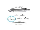 VDW  CRP - HCP RIGHT  RAPIER HEAD PARTS 3 / VDW  CRP - HCP SAĞ MEKİK PARÇALARI 3