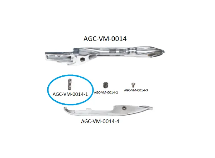 VDW CRM LEFT RAPIER HEAD PARTS 1 / VDW CRM SOL MEKİK PARÇALARI 1