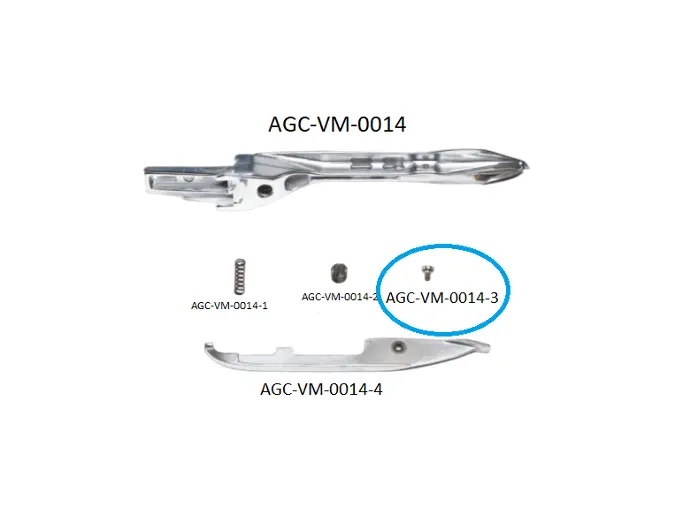 VDW CRM LEFT RAPIER HEAD PARTS 3 / VDW CRM SOL MEKİK PARÇALARI 3