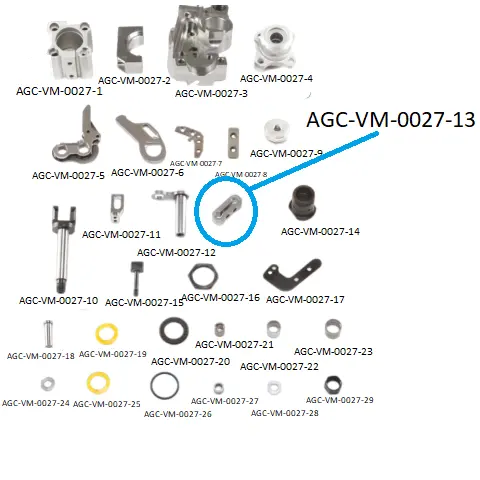 VDW CRP-HCP WEFT SCISSORS PARTS 13 / VDW CRP-HCP WEFT MAKAS PARÇALARI 13 