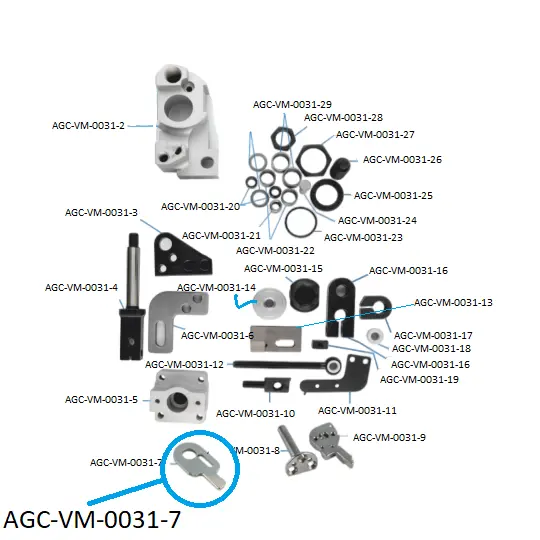 VDW CRX SCISSORS PARTS 7 / VDW CRX MAKAS PARÇALARI 7 
