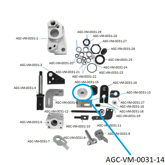 VDW CRX SCISSORS PARTS 14 / VDW CRX MAKAS PARÇALARI 14 