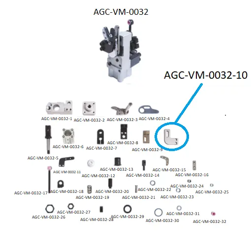 VDW CRM SCISSORS PARTS 10 / VDW CRM MAKAS PARÇALARI 10