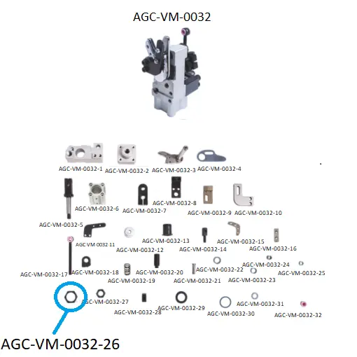 VDW CRM SCISSORS PARTS 26 / VDW CRM MAKAS PARÇALARI 26