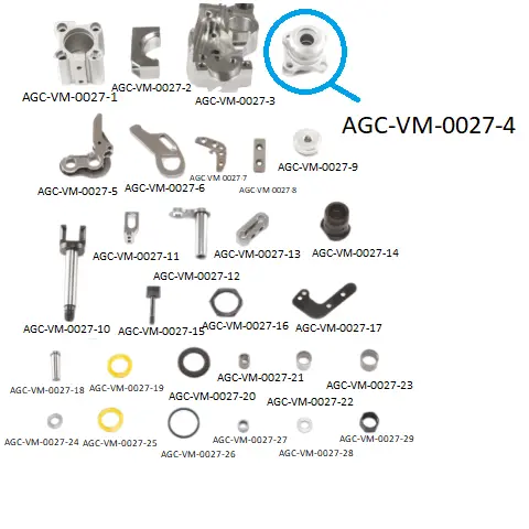 VDW CRP-HCP WEFT SCISSORS PARTS 4 / VDW CRP-HCP WEFT MAKAS PARÇALARI 4 