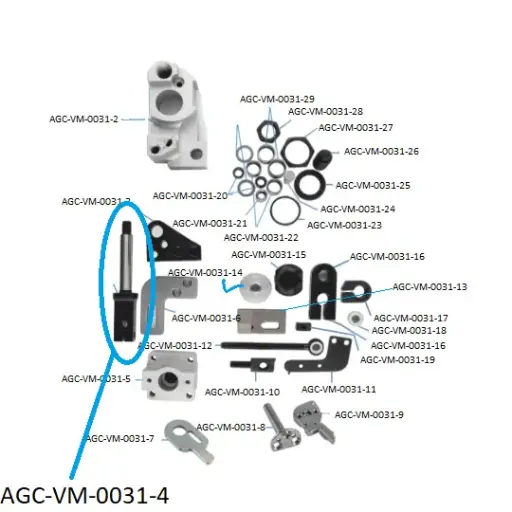 VDW CRX SCISSORS PARTS 4 / VDW CRX MAKAS PARÇALARI 4