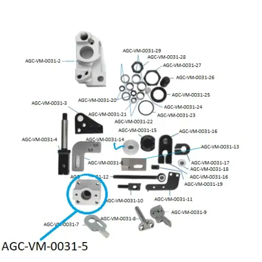 VDW CRX SCISSORS PARTS 5 / VDW CRX MAKAS PARÇALARI 5 