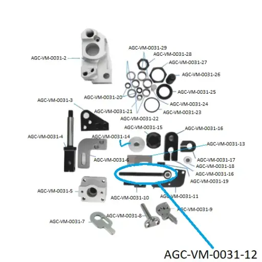 VDW CRX SCISSORS PARTS 12 / VDW CRX MAKAS PARÇALARI 12