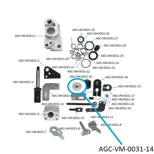 VDW CRX SCISSORS PARTS 14 / VDW CRX MAKAS PARÇALARI 14 
