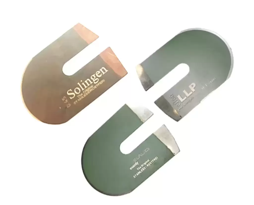 U BLADE WITH TEFLON 0.45MM / TEFLUNLU YARMALI BIÇAK 0.45